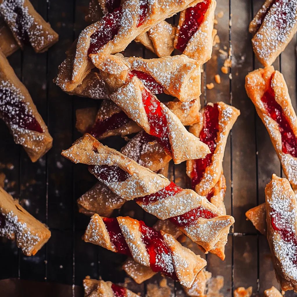 Linzerstreifen mit Johannisbeermarmelade