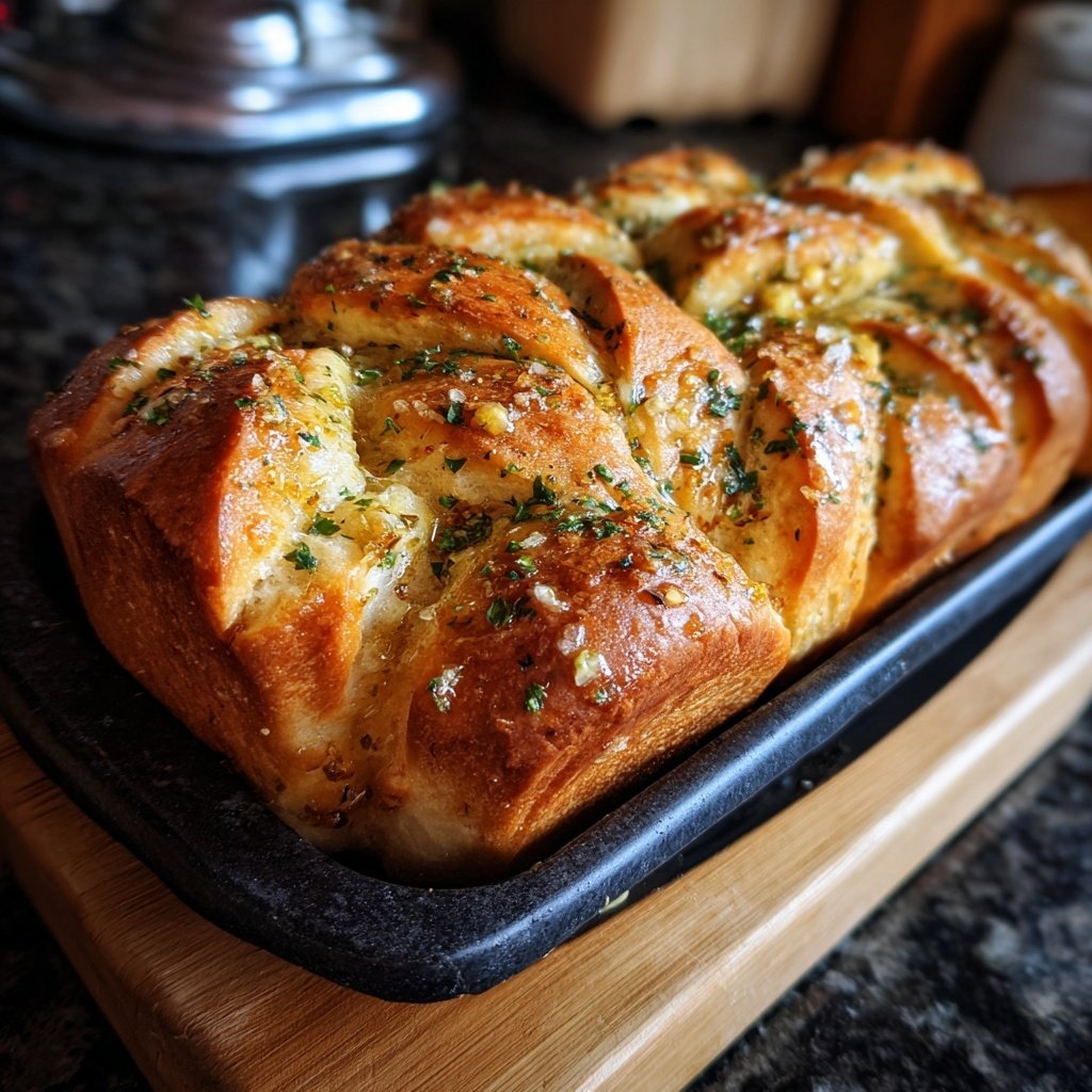 Zupfbrot Mit Knoblauchbutter