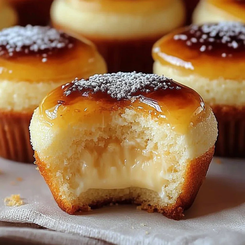 Delicious Vanilla Bean Crème Brûlée Cheesecake Cupcakes