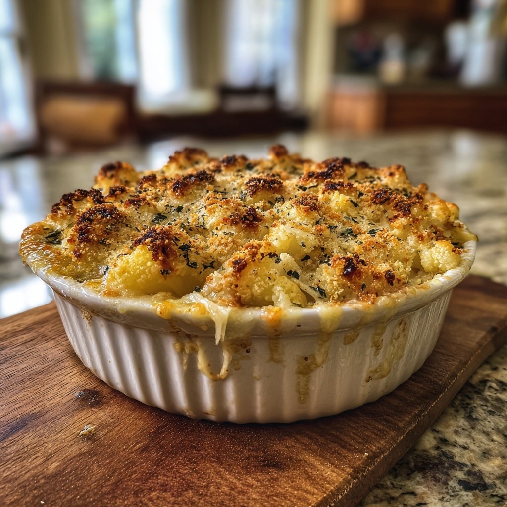 Blumenkohl Gratin Mit Käse