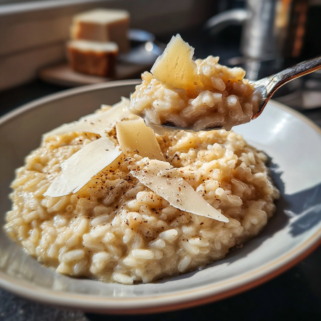 Risotto mit Parmesan und Butter