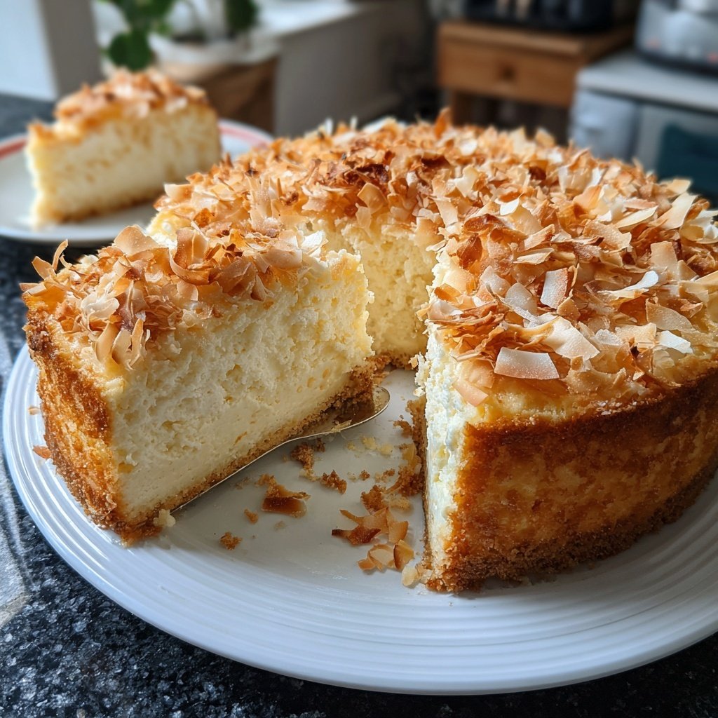 Käsekuchen mit Kokos