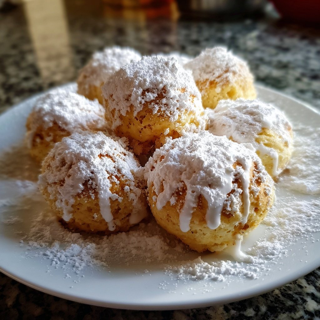Quarkbällchen ohne Hefe