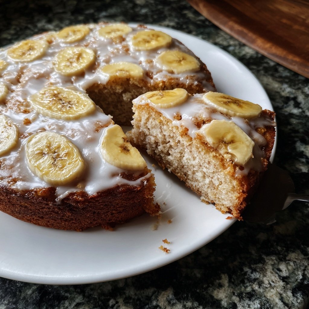 Bananenkuchen mit Joghurt