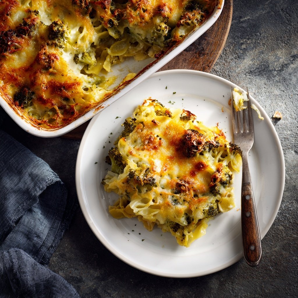 Brokkoli Nudelauflauf Mit Käse
