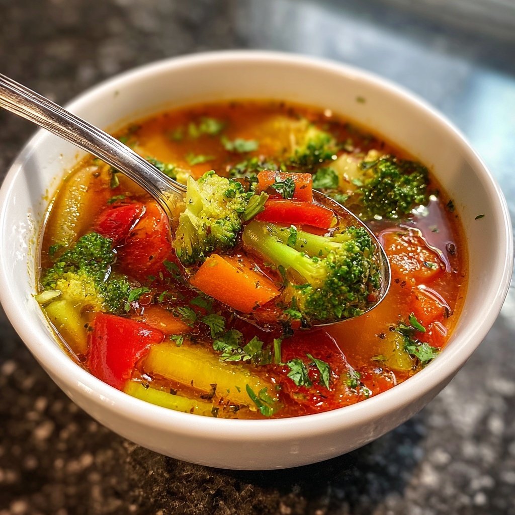 Kalorienarme Suppe Mit Gemüse