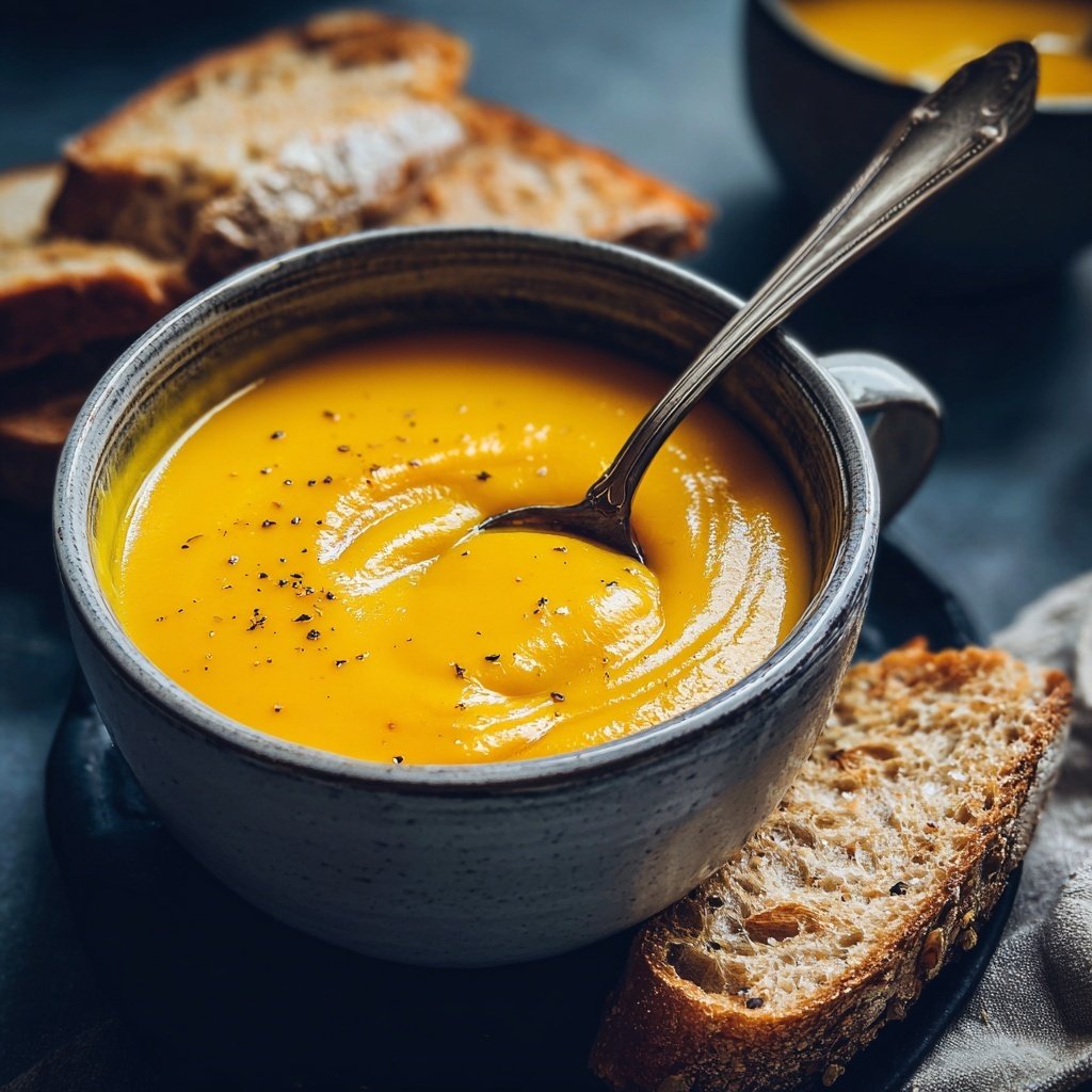 Kürbissuppe orientalisch gewürzt