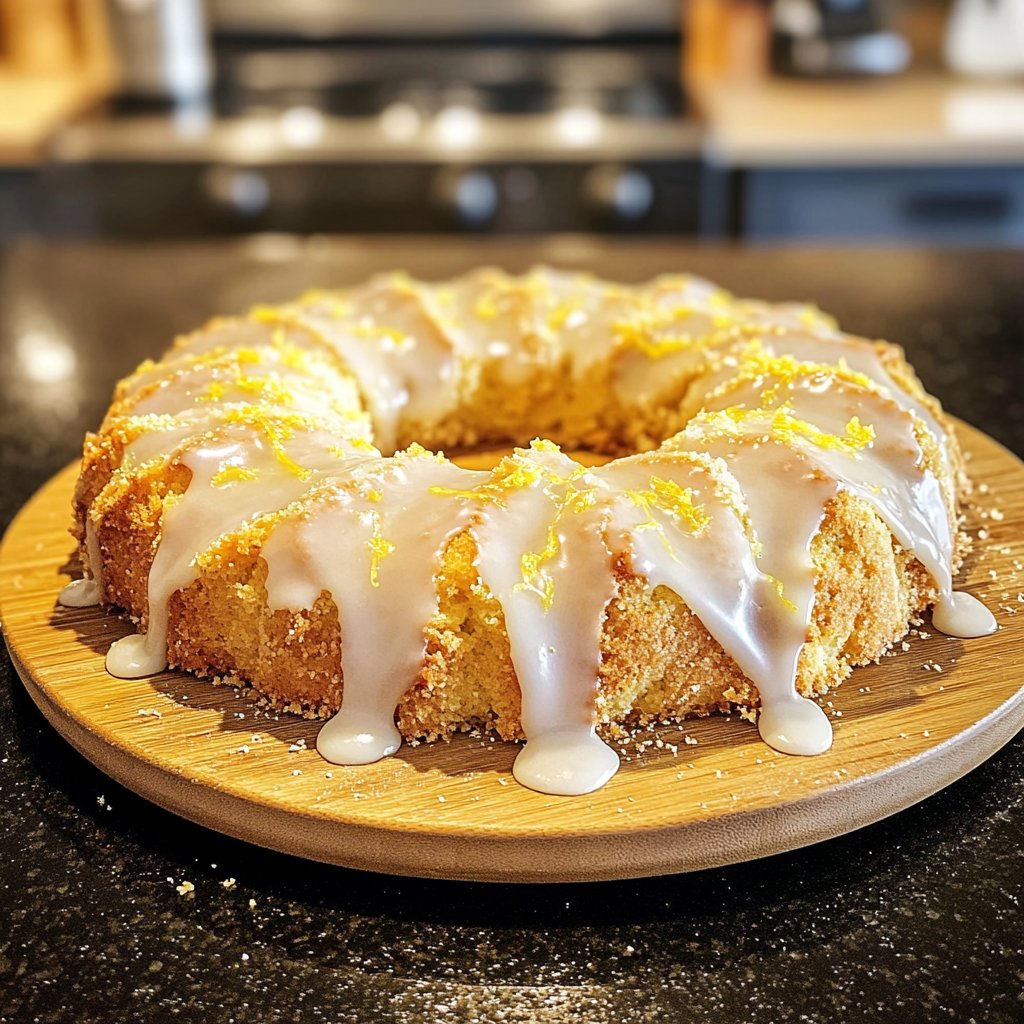 Zitronenkuchen mit feiner Krume