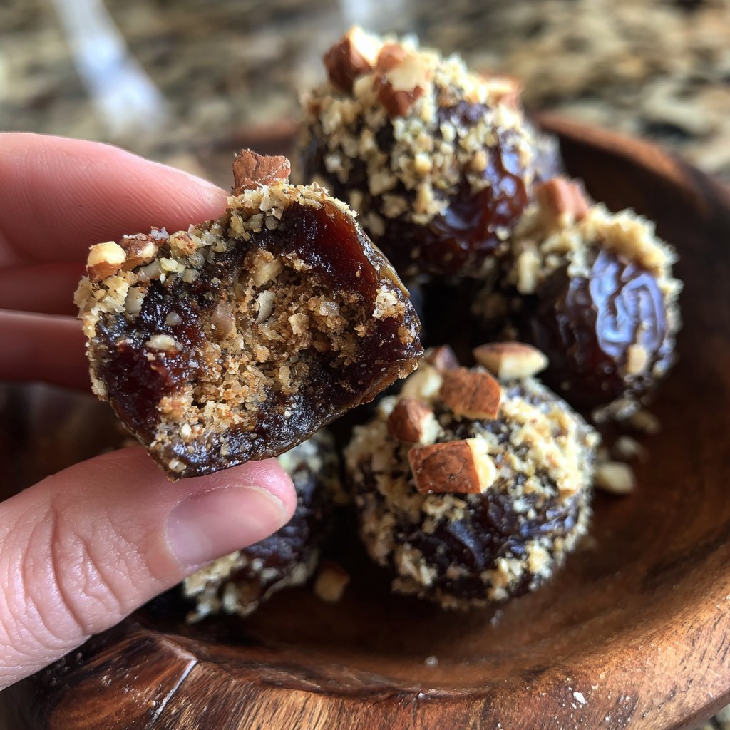 Zuckerfreie Snacks mit Datteln