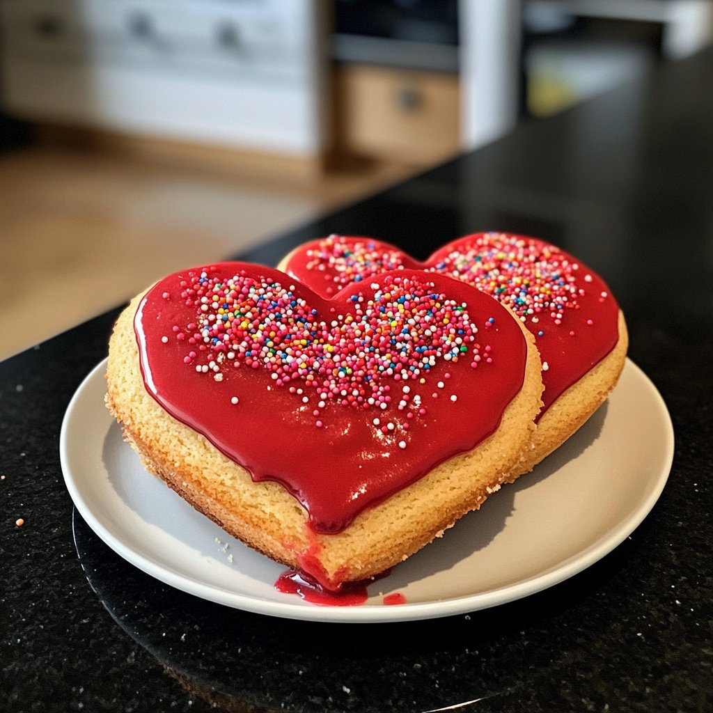 Herzkuchen zum Valentinstag