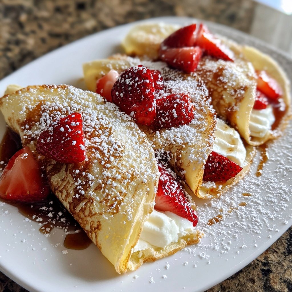 Erdbeer Pfannkuchen Füllung