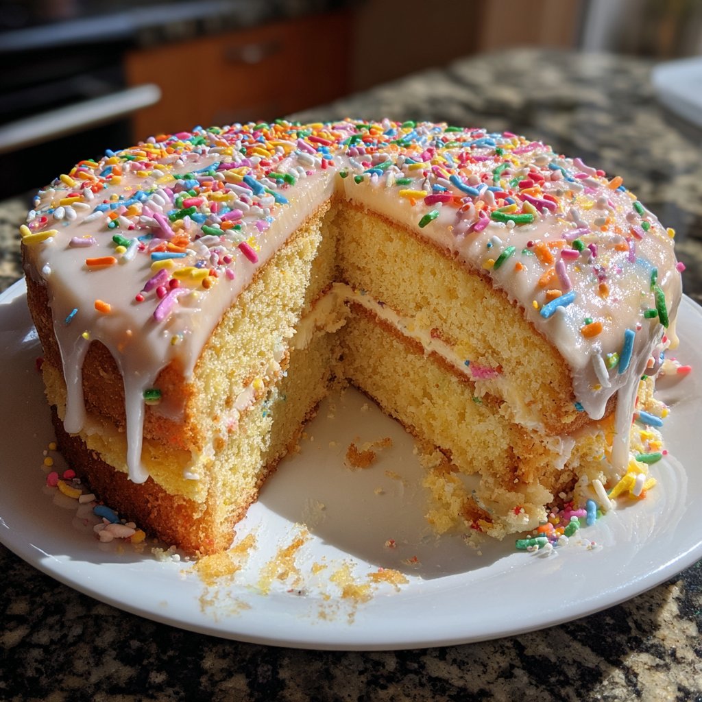 Geburtstagskuchen saftig und lecker