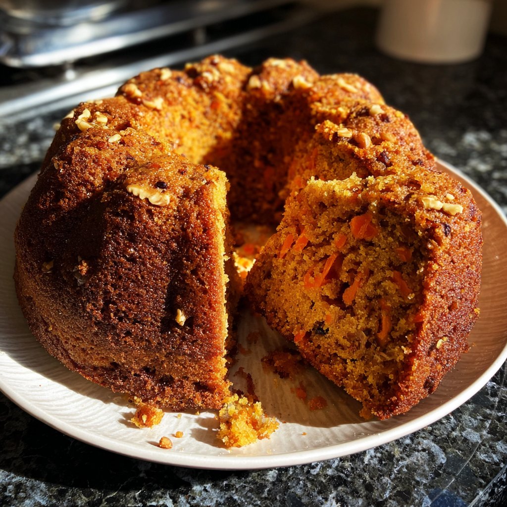 Gesunder Kuchen mit Karotte