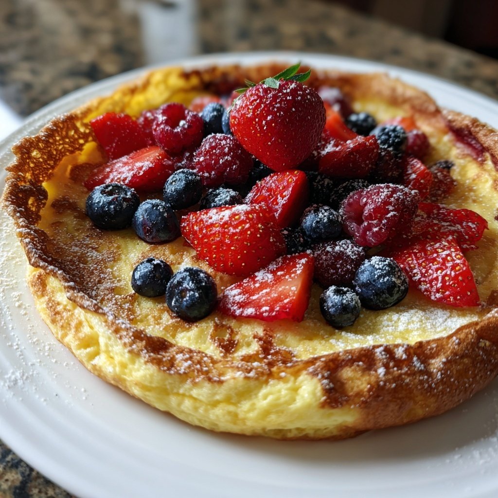 Pfannkuchen mit Beerenmix