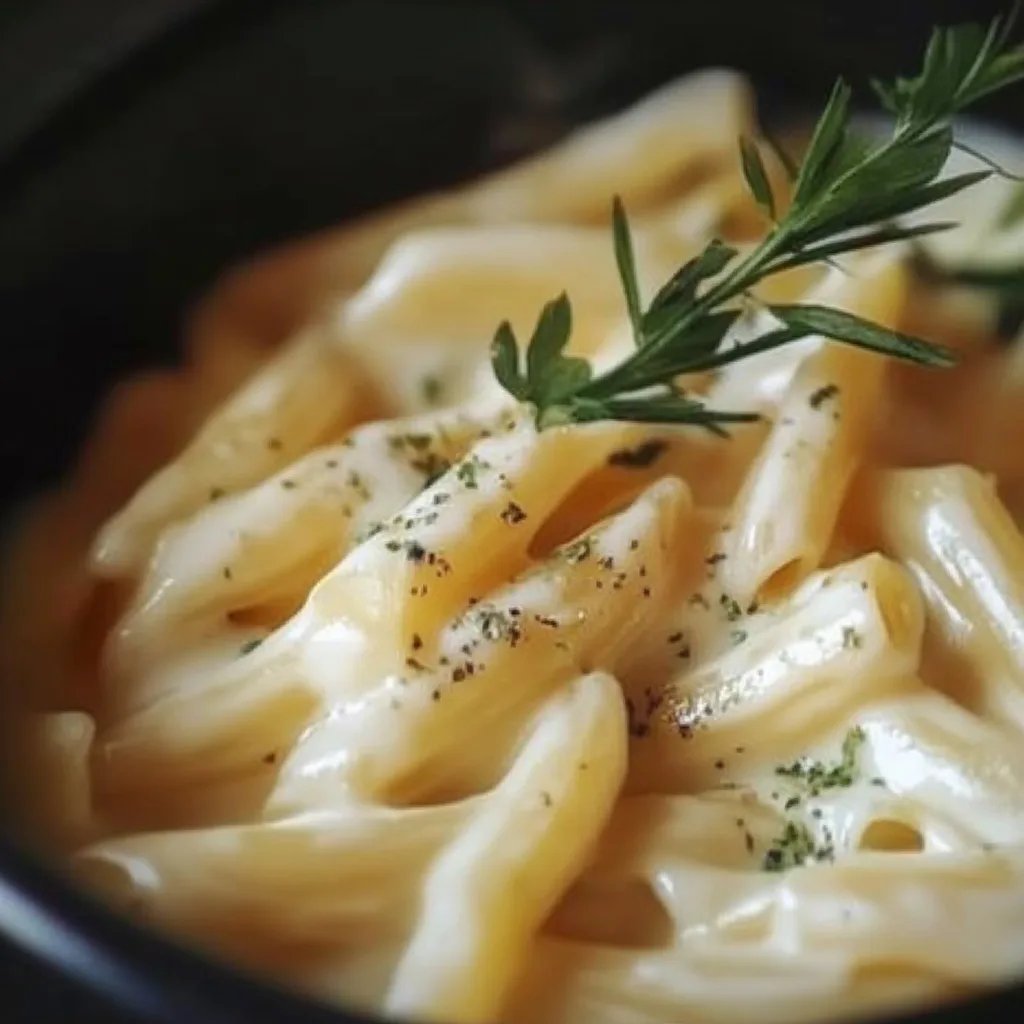 Nudeln in Käse Sahne Soße