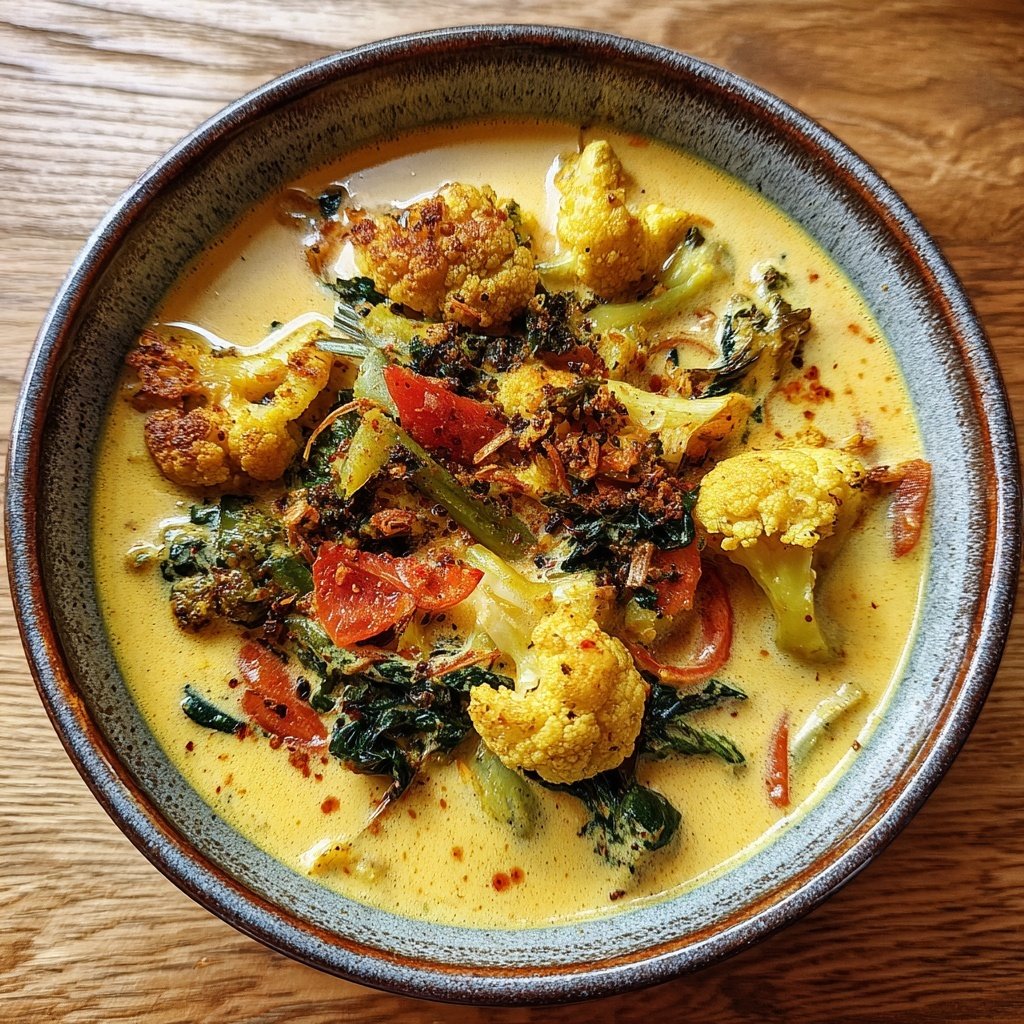 Blumenkohl Curry Mit Kokosmilch