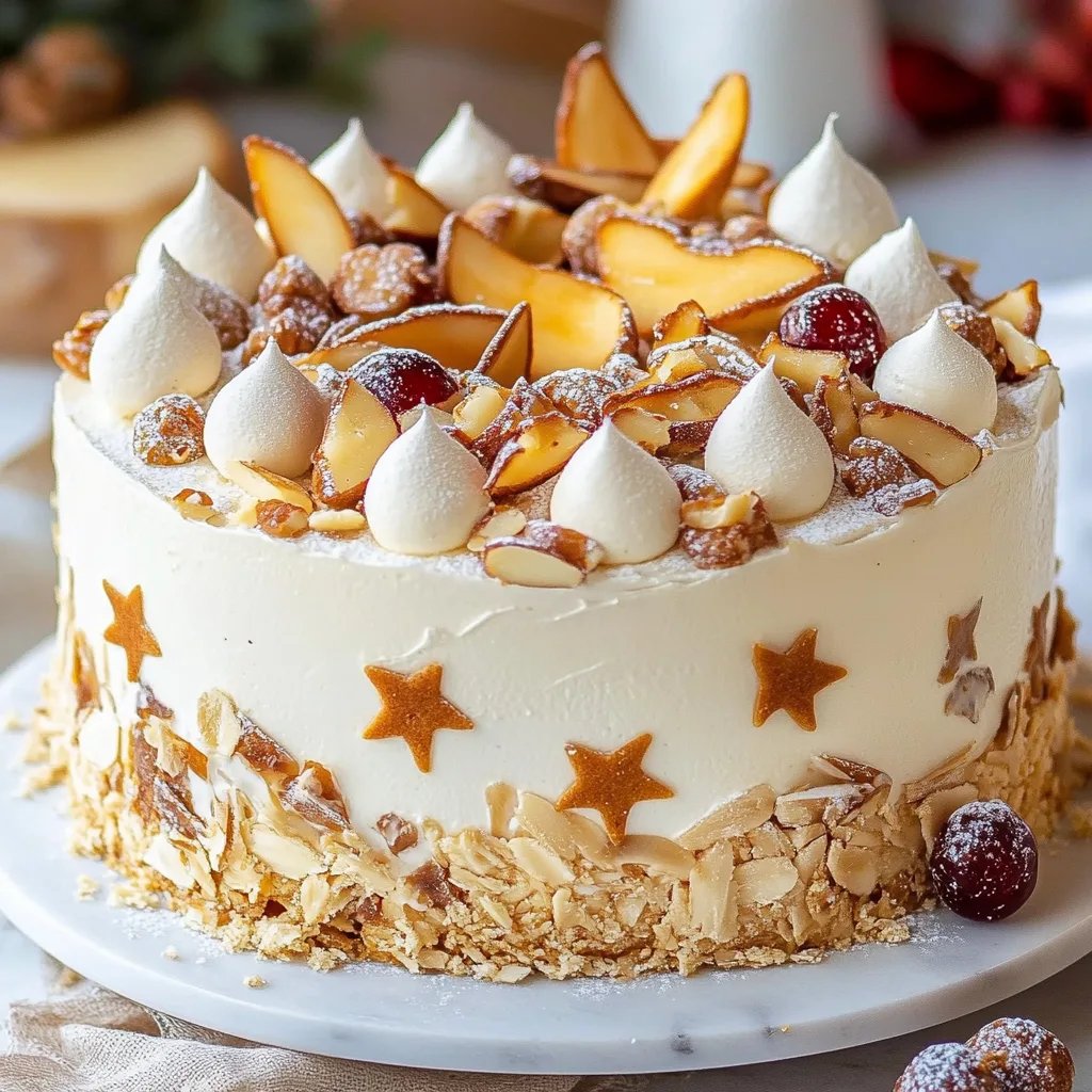 Bratapfel Marzipan Torte